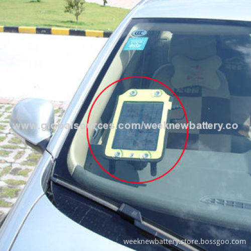 Solar Battery Charger, Can Hung on Any Kinds of Bags and Set Up on Floor Charging for Mobile Phone